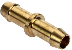 Nordic Q Hose connector in brass, 8mm