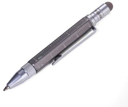 Troika TROIKA Multitasking-Kugelschreiber LILIPUT TOOL PEN titan