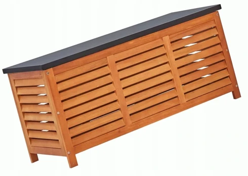 Medinė sodo dėžė su dangčiu terasa Patio