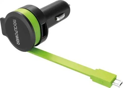 Car Device Charger Black/Green