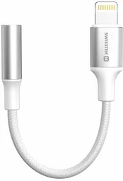 Swissten Textile Lightning to Jack 3.5mm Audio Adapteris 15cm kaina