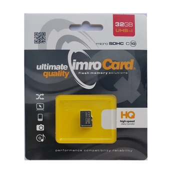 Atminties kortelė Imro microSD 32 GB Class 10 UHS-I, juoda