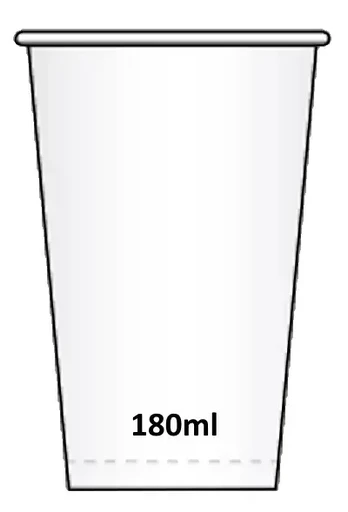 Popierinis puodelis GO BOX, vending, 7,5 oz, 180 ml 75 vnt