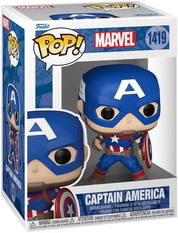 FUNKO POP! Vinilinė figūrėlė: Marvel - Captain America