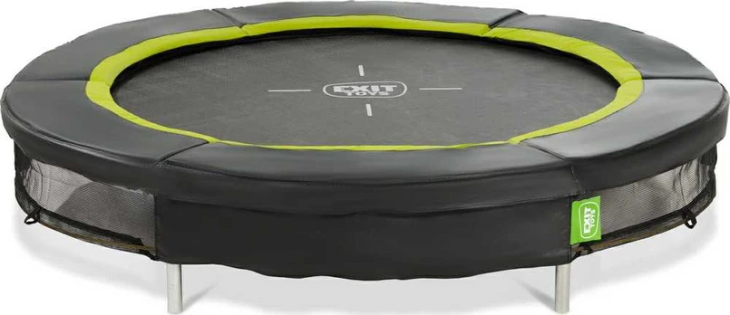 EXIT Silhouette ground sports trampoline ø183cm - juodas