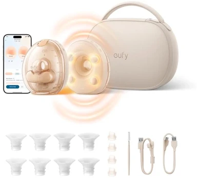 Anker eufy S2 Pro Breast Pump, Brown