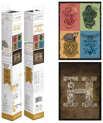 Pyramid Harry Potter (Tombs & Scrolls) Poster Set (52x38cm)