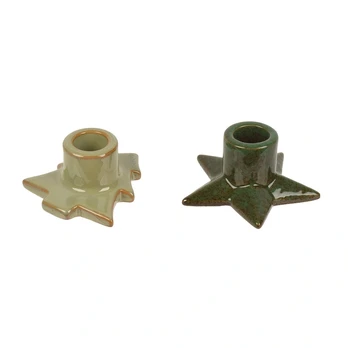 Žvakidė Decoris Glazed, porcelianas, 4.3 cm