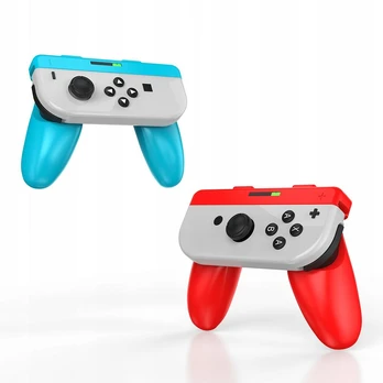 JYS rankenos ant Joy-Con mėlynos / raudonos