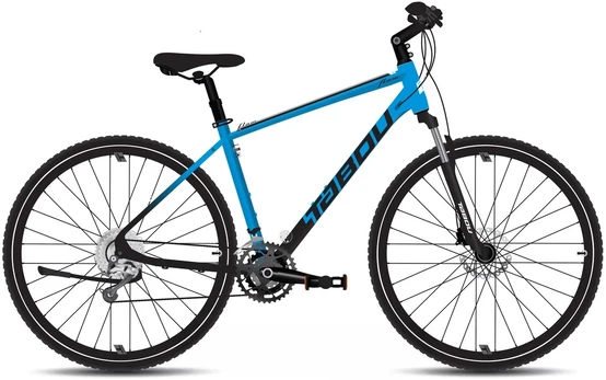 Dviratis Tabou Flow 2 21 juodas-mėlynas-L / 21" (Dydis: L / 21")