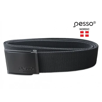 Juodas tekstilinis diržas PESSO DEP120