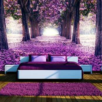 Artgeist Fototapetas - Flower road