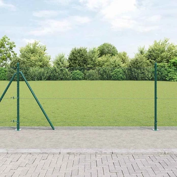 Tvora su stulpais Žalia 1 x 10 m Plienas