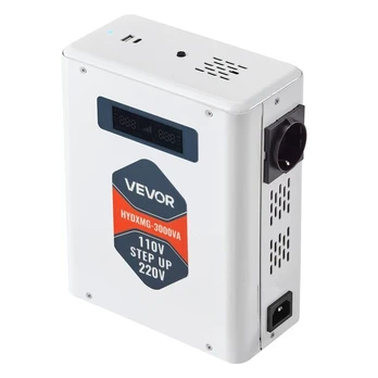 Įtampos keitiklis, 3000VA, su LCD ekranu