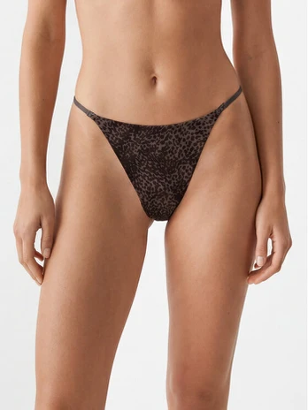 Calvin Klein Underwear Klasikinės kelnaitės LV00QF8657 Ruda
