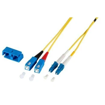 Rotronic Kabelis światłowodowy duplex, SingleMode E9/125µm LC/SC, geltona, 7,5 m