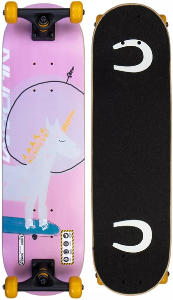 Riedlentė Nijdam CandySkateme, juoda/rožinė