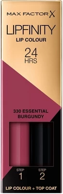 Lūpų blizgis Max Factor Lipfinity 24HRS 330 Essential Burgundy, 4 ml