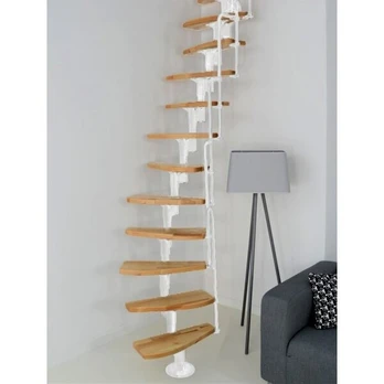 Moduliniai laiptai Monaco Minka balta, 294 cm