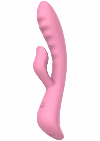 TOYJOY The Belle Rabbit Vibrator Pink Ergonomic Dual-Action Model
