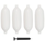 Valties bortų apsaugos, 4vnt., baltos spalvos, 58,5x16,5cm, PVC kaina