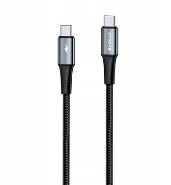 USB kabelis Proove WireX Pro Type-C į Type-C, juodas, 100 W (1,5 m)