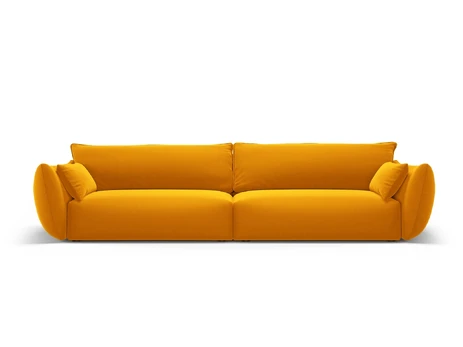 Velvet Sofa, "Matera", 4 Seats, 248x110x85 Made in Europe