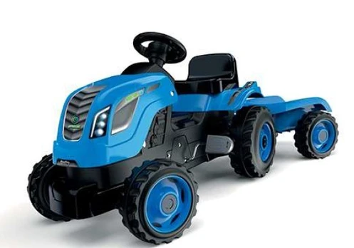 Traktorius Smoby Tractor XL, mėlynas/juodas