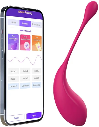 Vibratorius Kegel su IOS ir Android programa