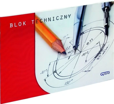 Techninis blokas A4, 10 lapų, baltas, Fiorello