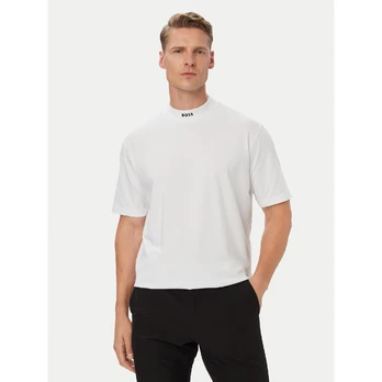 BOSS Marškinėliai Tee Collar 50562120 Balta Relaxed Fit