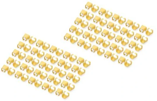 DIGITUS Farbclips für Patchkabel RJ45 100 Stück gelb