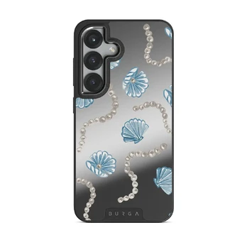Nerida - Samsung Galaxy S25 Case, Elite Mirror (Magnetic) / Gunmetal