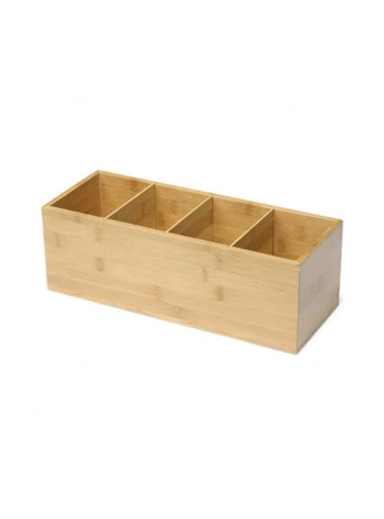 Dėklas (bambukinis, 4 dalių, 36x14 cm)
