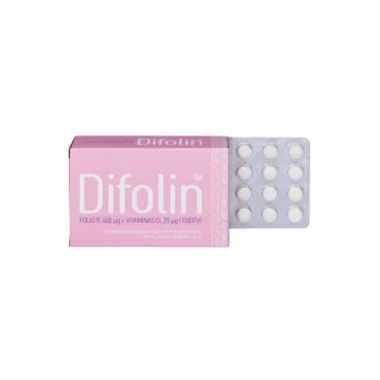 Maisto papildas Difolin folio rūgšties ir vitamino D3 tabletės, N60