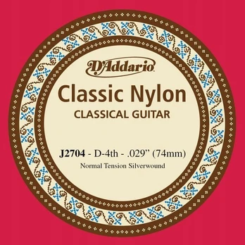 D'addario J2704 Klasikinės gitaros stygos D4, 0.29"