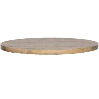 Stalviršis Tablo, Ø120 cm, 5 cm, mango medis