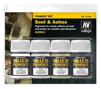 Pigment Set Soot &amp; Ashes 4 x 35 ml