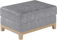 Pufas Selene Paros 05, pilkas, 70 cm x 100 cm x 41 cm kaina
