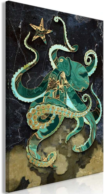 Artgeist Paveikslas - Marble Octopus (1 Part) Vertical