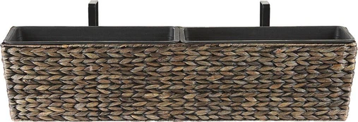 Beliani Pot 80 x 20 x 18 cm rudos spalvos KVALA