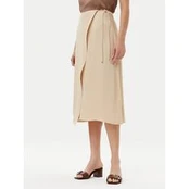 BOSS Midi sijonas Vamarni 50538116 Smėlio Regular Fit