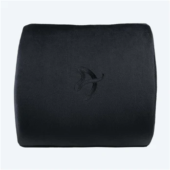Arozzi Velvet polyester | Lumbar Support Pillow | Juodas
