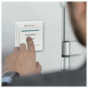 QOLTEC 52450 Exit Button baltas