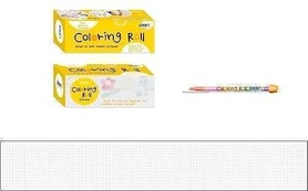 Lipni spalvinimo knygelė Stick´N, rulone, Grid kaina