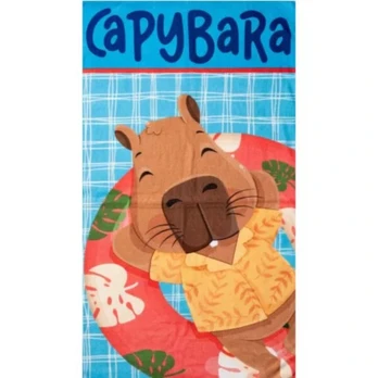 Capybara rankšluostis 70 × 140 cm