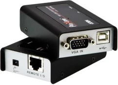 AV adapter Aten D-Sub (VGA) - D-Sub (VGA) black (CE100-A7-G)
