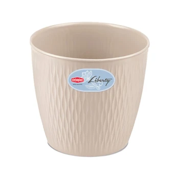 Stefanplast Vazonas Liberty Ø25x23cm baltas