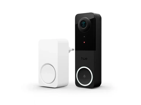 Philips Hue Secure video-ovikello + Smart Chime -soittokello, tuotepaketti