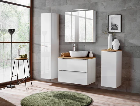 Vonios spintelė COMAD CAPRI WHITE 800B FSC, balta